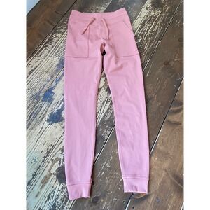 Earth Republic Womens Small Pink Athleisure Joggers Drawstring Pocket Everyday